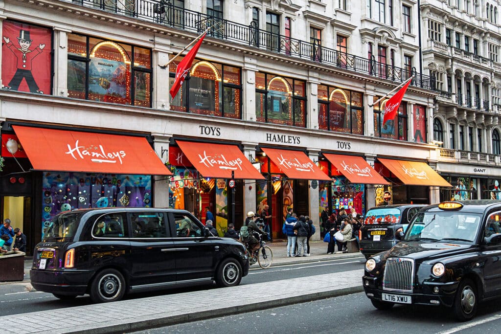 Magasin de jouets Hamleys à Londres