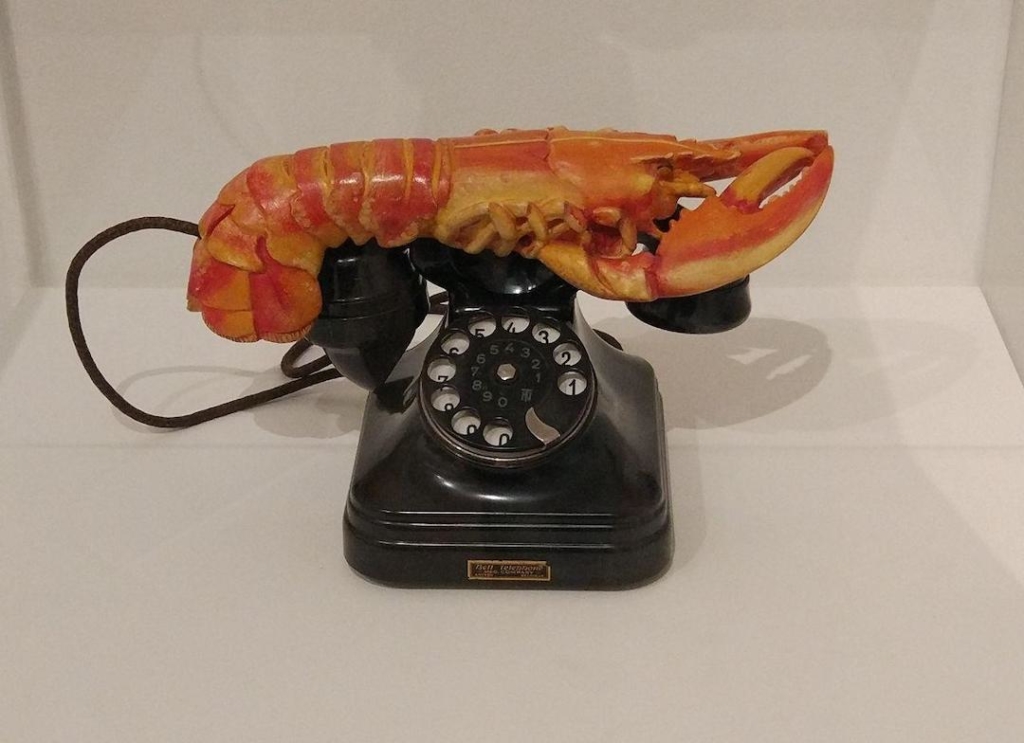 Lobster téléphone de Dali au Tate Modern à Londres