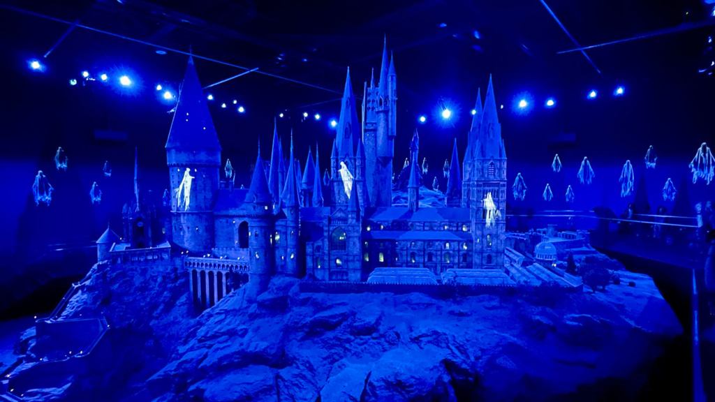 Maquette du château de Poudlard aux Studios Harry Potter Londres