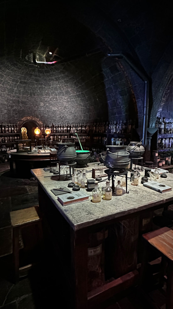 Studios Harry Potter Londres - Salle des potions