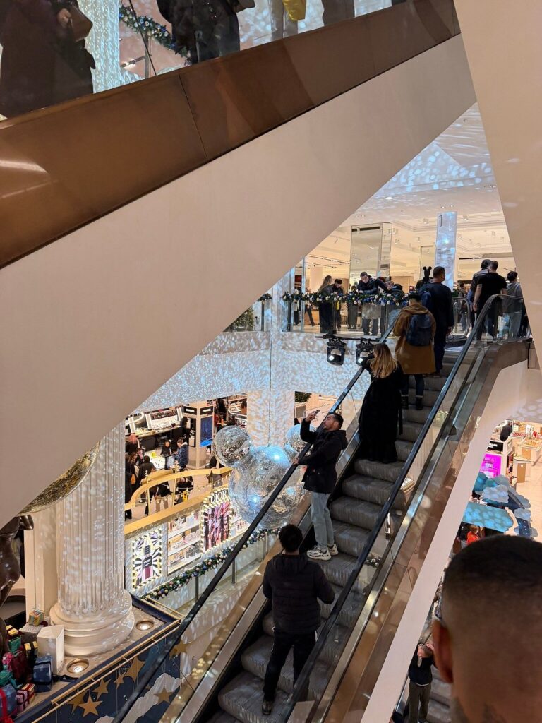 Etages Selfridges à Londres