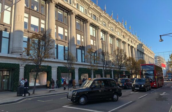 Façade Selfridges Oxford Street à Londres