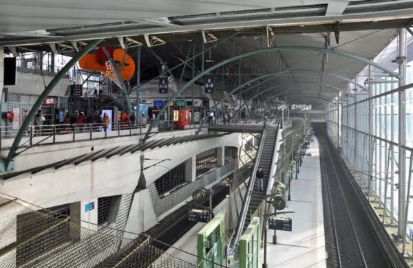 Gare Lille Europe où l'on peut prendre l'Eurostar jusqu'à Londres