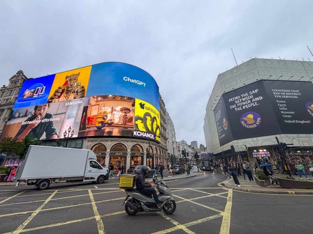 Piccadilly Circus à Londres